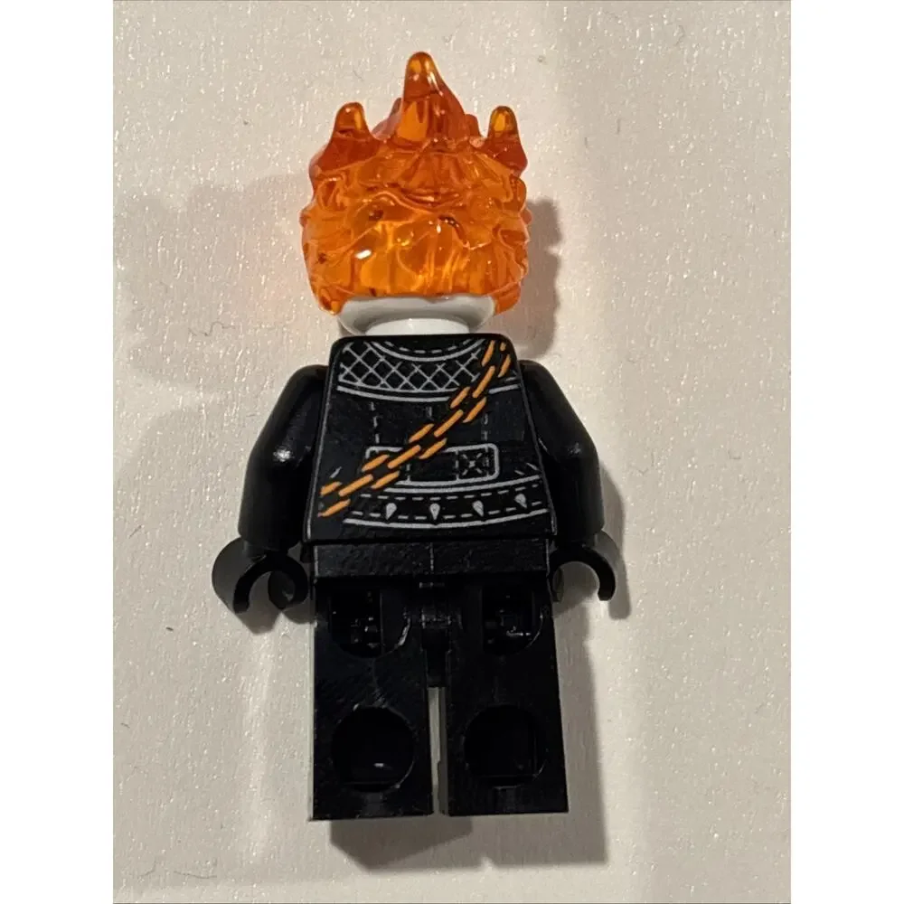 Lego Ghost Rider Johnathon “Johnny” Blaze Minifigure #sh1095 Brand New